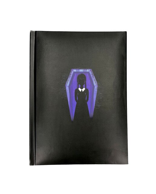 Caderno com Luz Dark Side Quarta-feira Wednesday 1