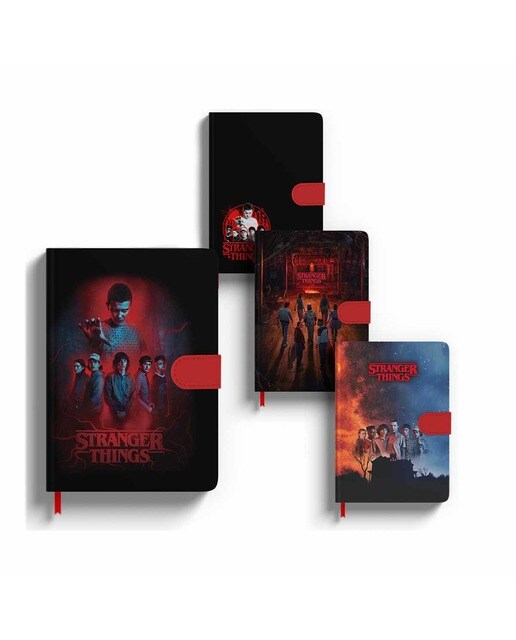 Imagem 0 de Caderno A5 Stranger Things - Artigo Sortido. Envio realizado de forma aleatória