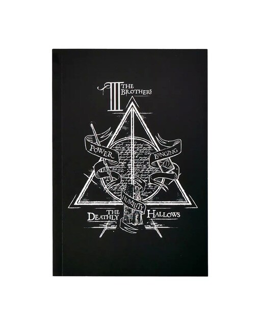 Imagem 0 de Caderno A5 Reliquias da morte Harry Potter Moriarte