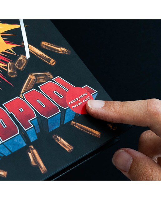 Cuaderno A5 con luz Deadpool 3 Erik 5