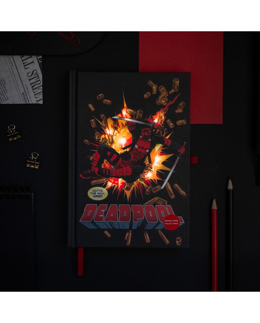 Cuaderno A5 con luz Deadpool 3 Erik 6