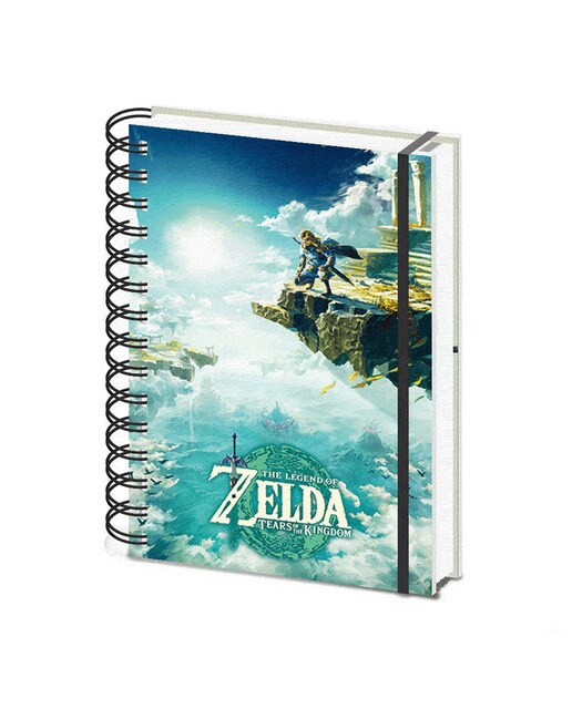 Caderno A5 Zelda 3d Tears Pyramid 1