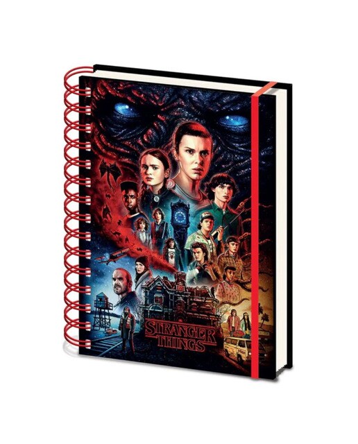 Caderno A5 Stranger Things 3D 1