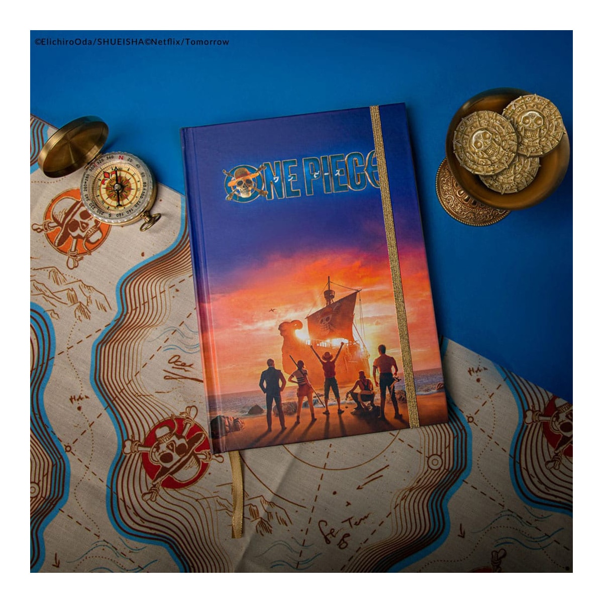 Caderno A5 prem Sunset Sail One Piece 2