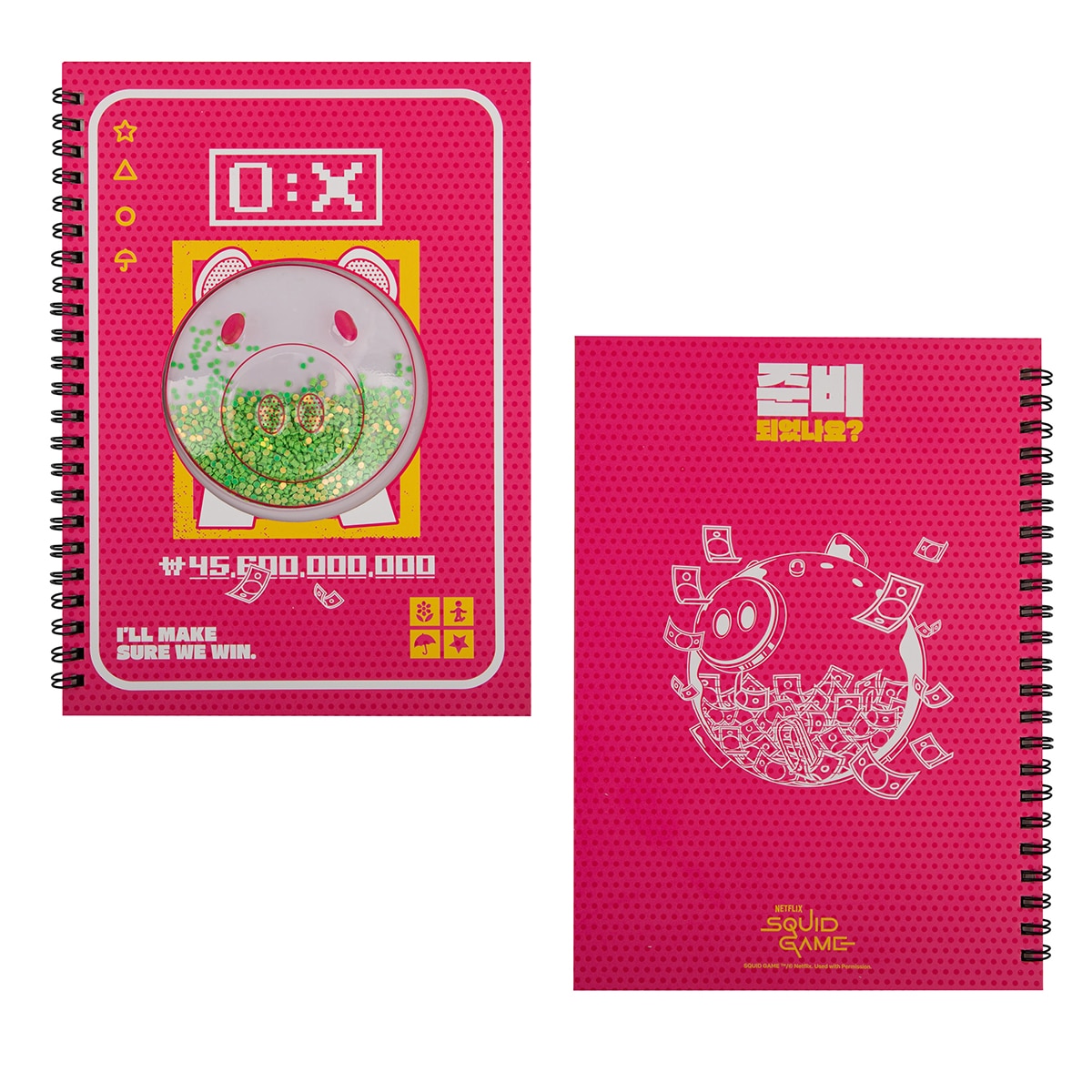 Caderno Premium Mealheiro Cerdito El Juego del Calamar Cineréplicas 2