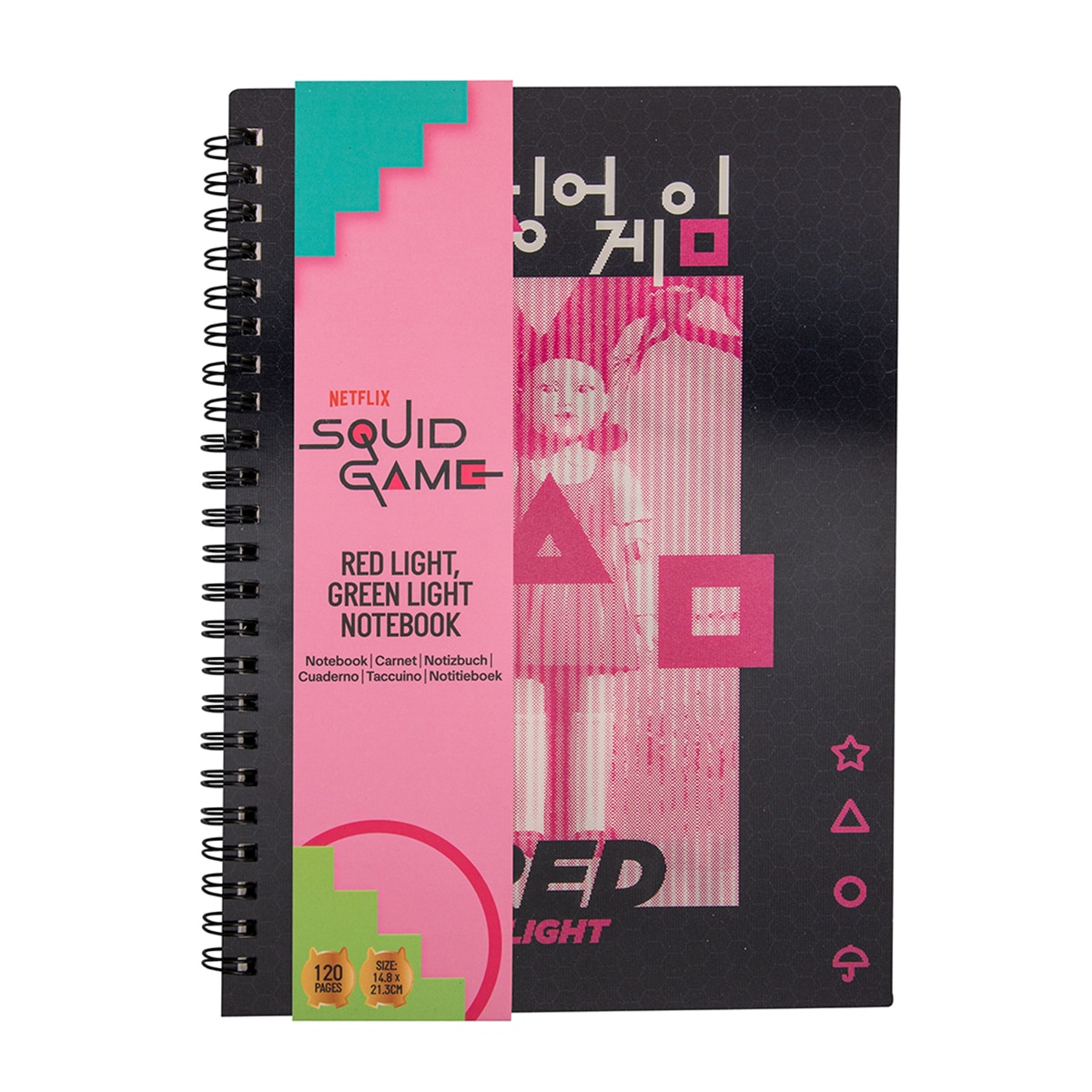 Caderno Lenticular Luz Roja/Verde El Juego del Calamar Cineréplicas 2