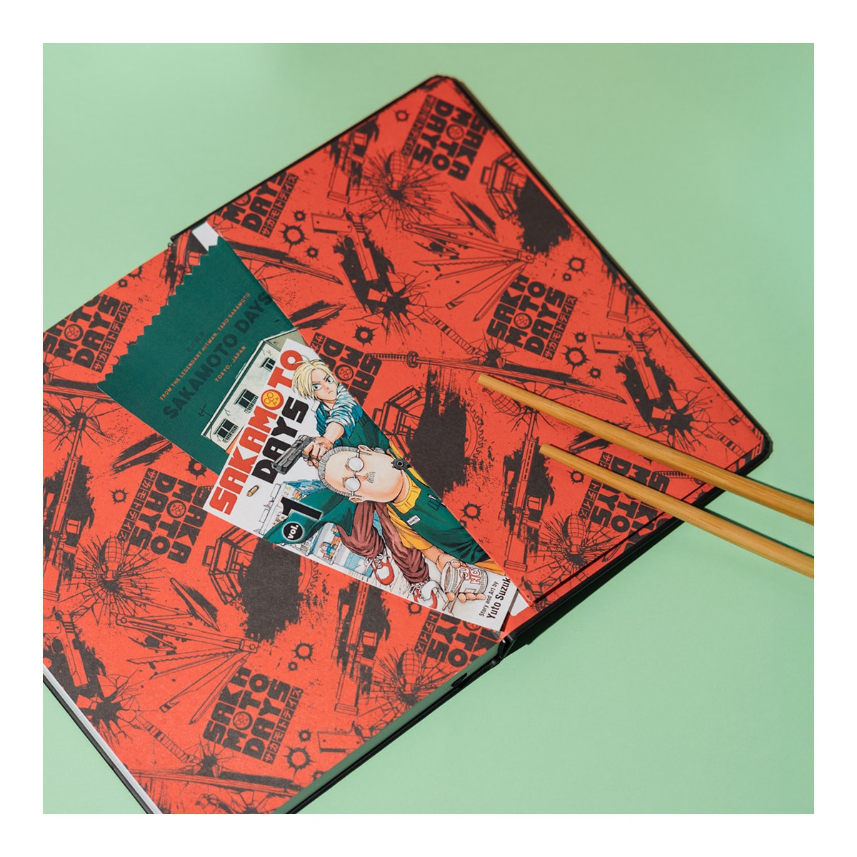 Caderno A5 Sakamoto Days Sakamoto Days Grupo Erik Vermelho-7