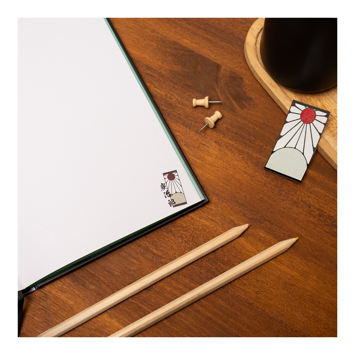 Caderno A5 Demon Slayer Demon Slayer Grupo Erik Verde-6