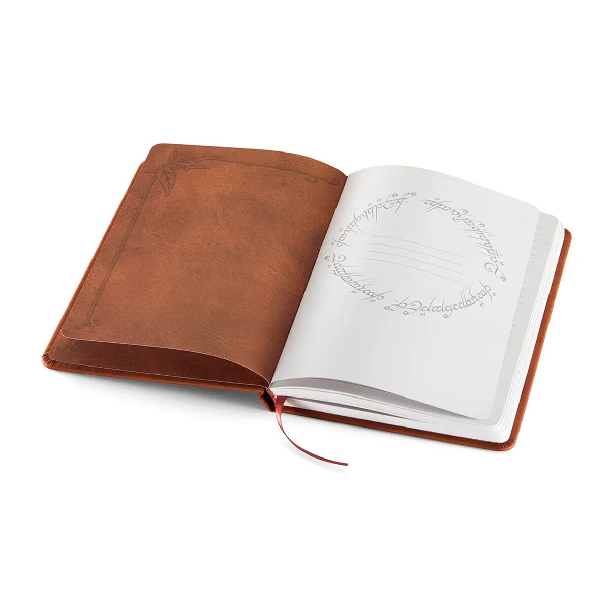Caderno Prem. Terra Media O Senhor dos Aneis NOBLE Castanho-2