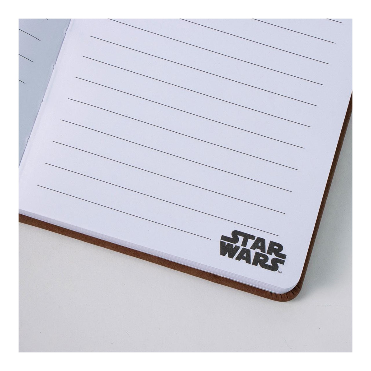 Caderno A5 e Caneta Grogu Star Wars The Mandalorian Castanho-4