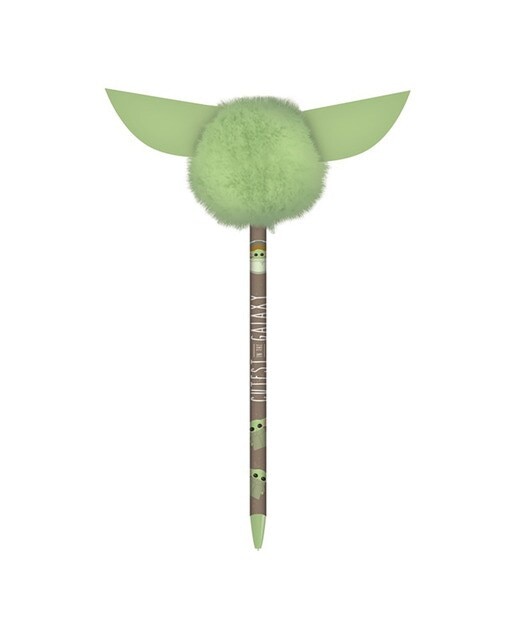 Caneta esferográfica com pompom Star Wars The Mandalorian The Child ''Baby Yoda'' 1