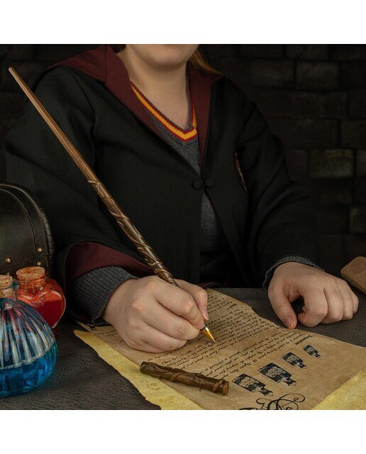 Caneta Esferográfica Varinha Hermione Harry Potter 6