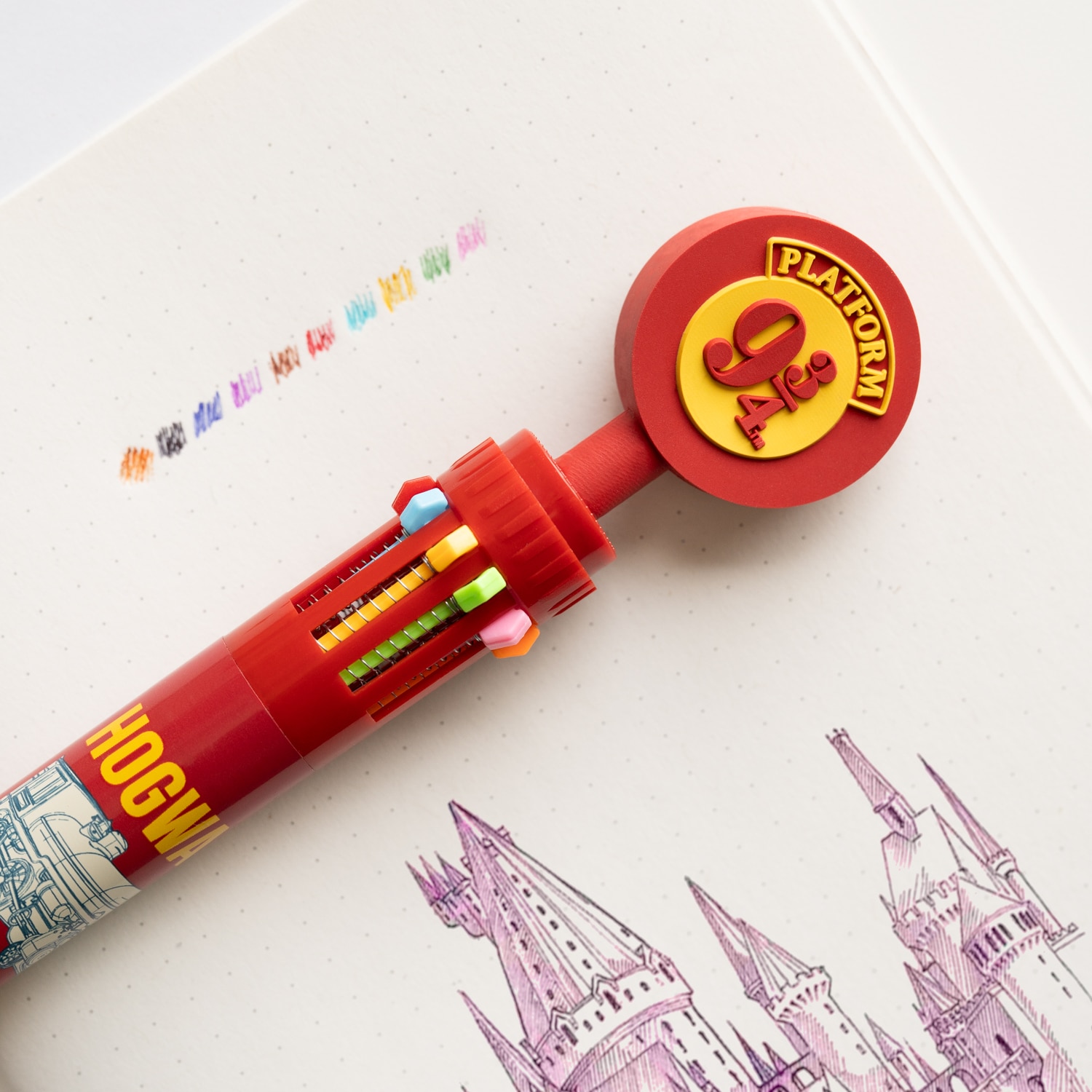 Esferográfica 3D com cores Harry Potter 4