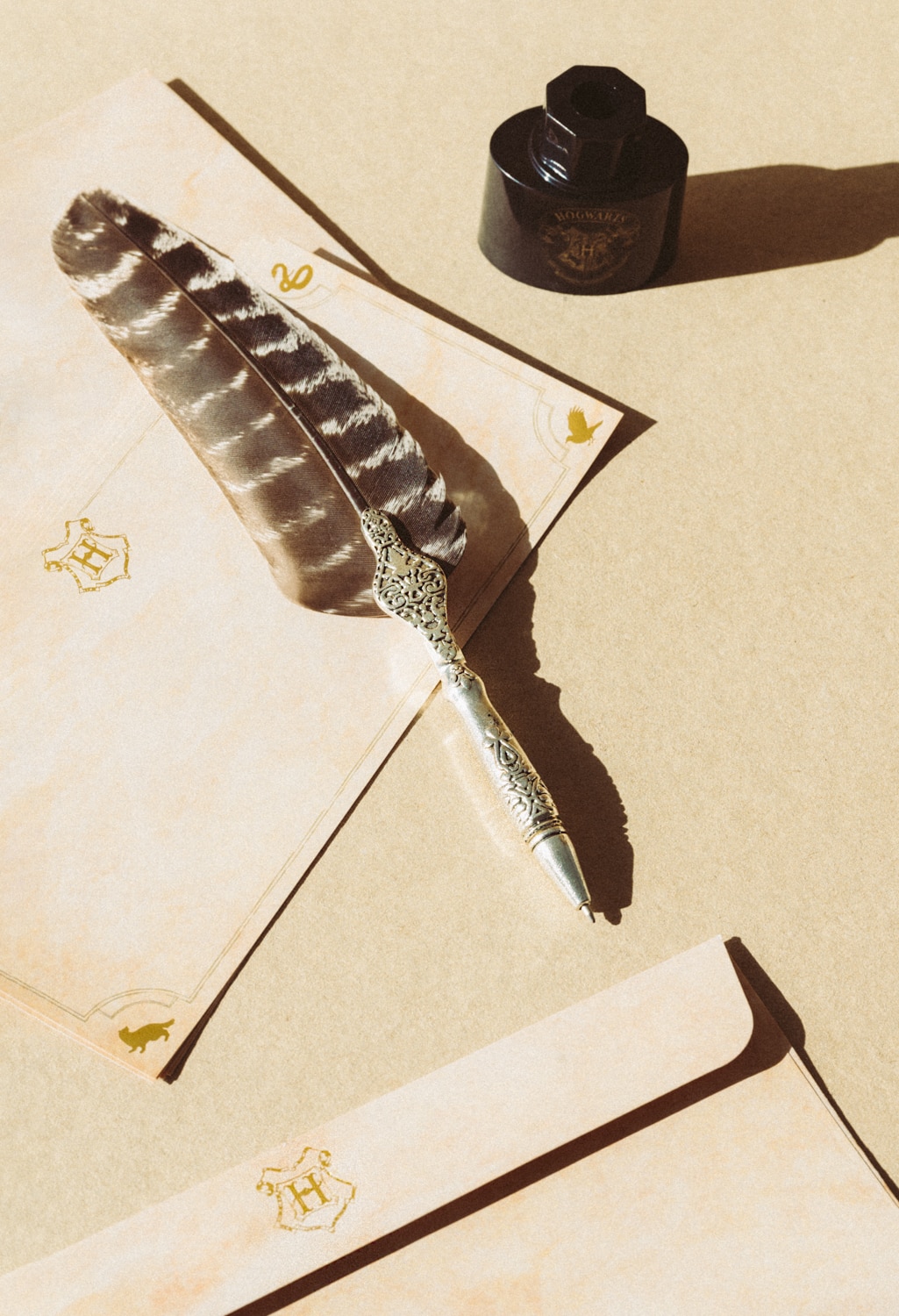 Set Esferográfica pluma & cartas Harry Potter 5