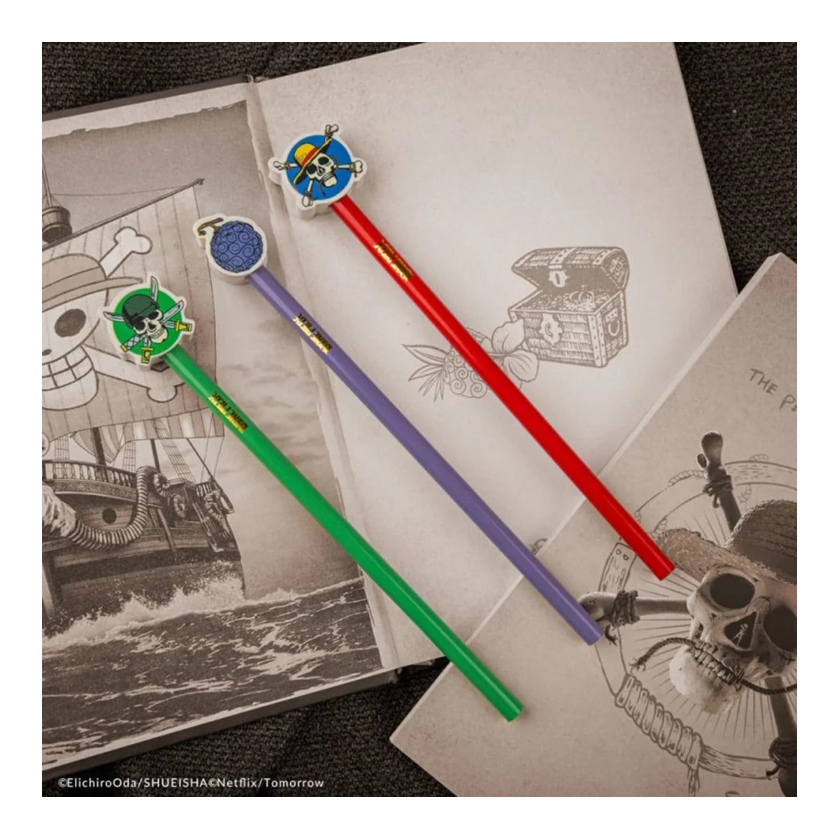 Lápis com borracha Fruta Gomu Gomu One Piece 4