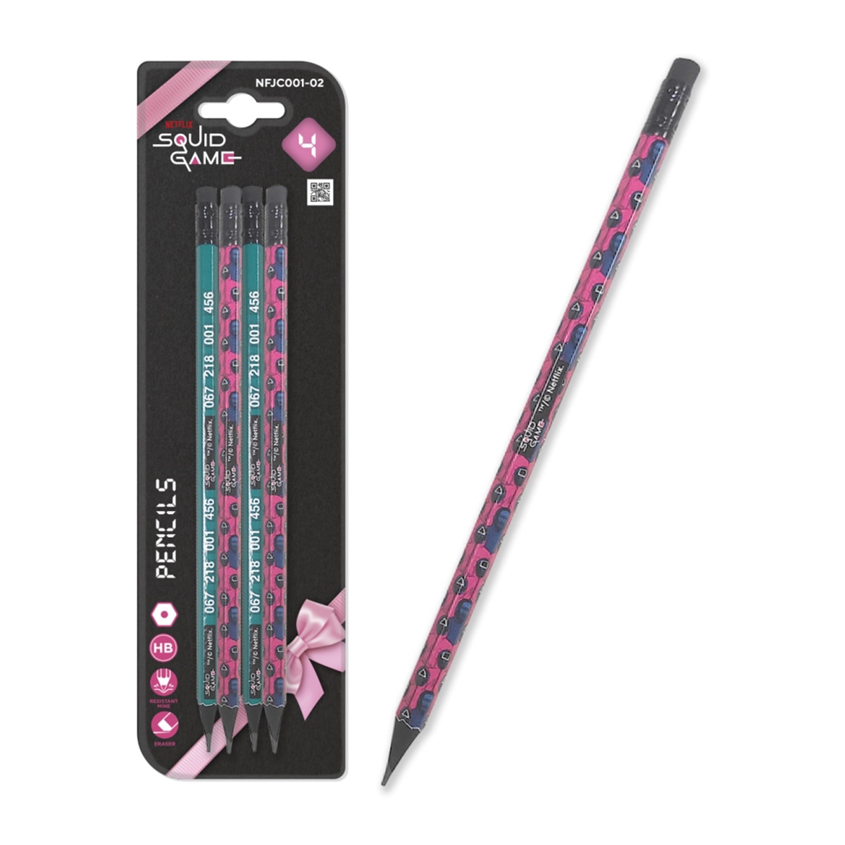 MAIN PAPER - Set 4 Lapices El Juego del Calamar.