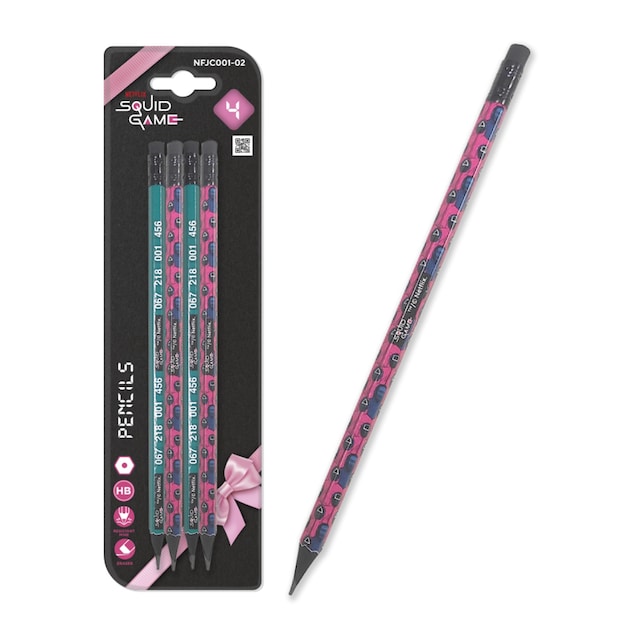 Imagen 0 de Set 4 Lapices El Juego del Calamar