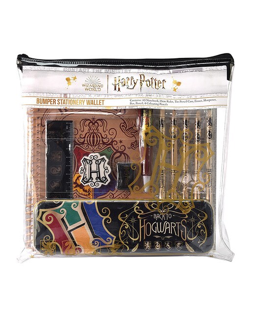 Imagem 0 de Conjunto de Papelaria Hogwarts Harry Potter Blue Sky
