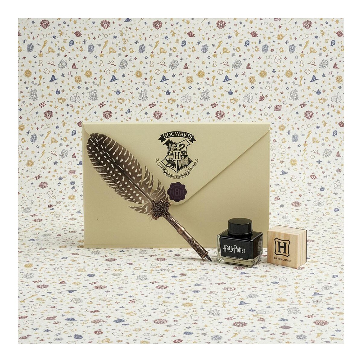 Set Papelaria Caligrafia Harry Potter Cerdá Multicolor-6