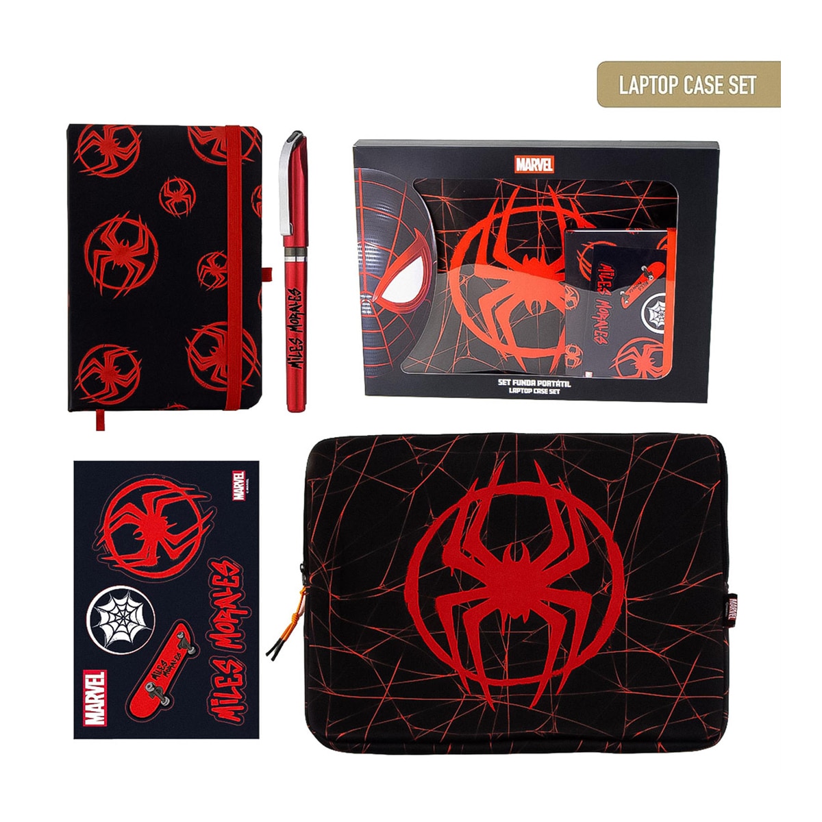 Imagem 0 de Conjunto Oferta Capa Spiderman Marvel Cerda