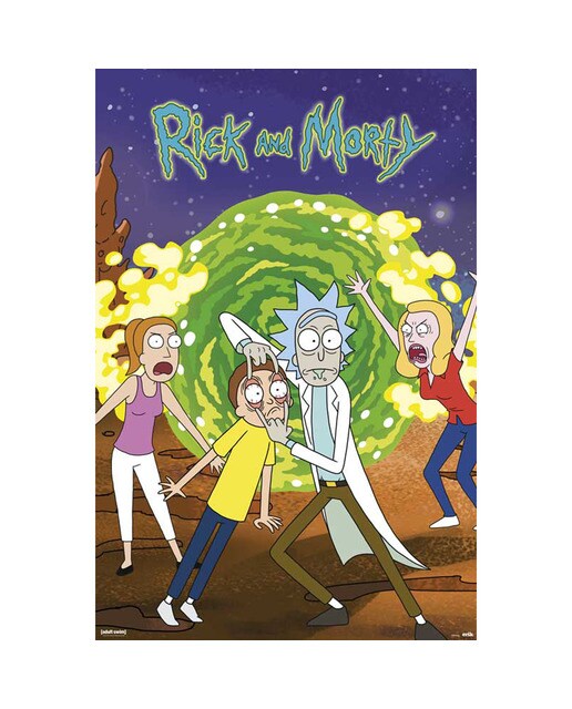Póster Rick and Morty Portal 1