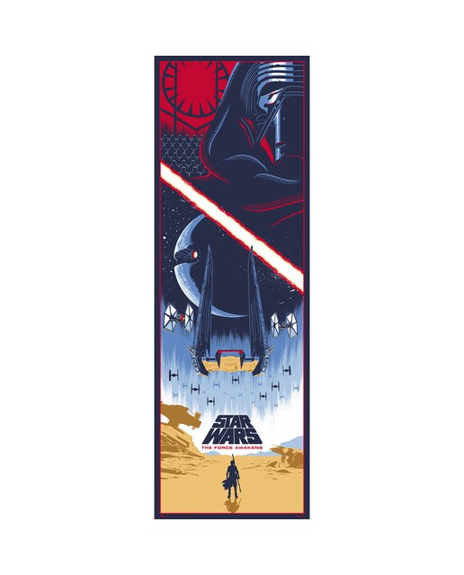 Póster de Parede Star Wars Episódio VII Retro 1