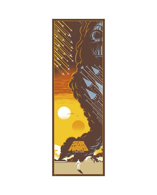 Póster Pared Star Wars Episodio IV Vader Retro