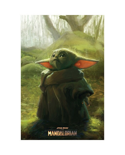Póster Star Wars The Mandalorian The Child Art 1