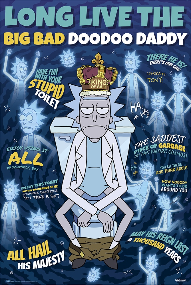 Imagem 0 de Póster Rick & Morty Doodoo Daddy