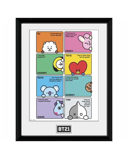 Imagem 0 de Estampa com Moldura BT21