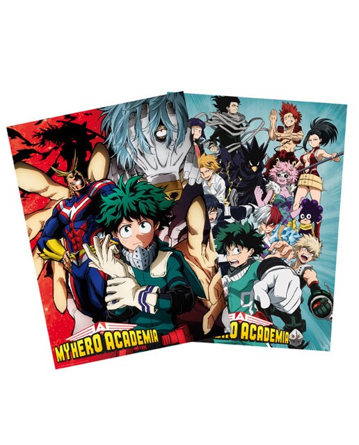 Conjunto 2 Posteres My Hero Academia MHA 1