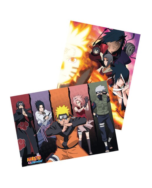 Imagem 0 de Conjunto 2 Pósteres do Naruto