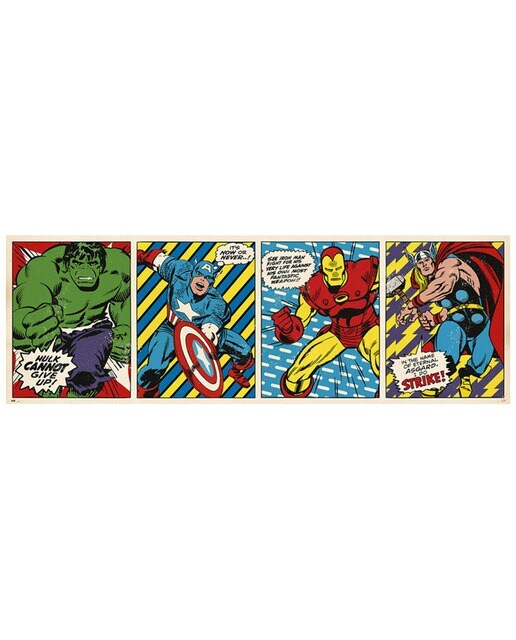 Póster Puerta Marvel