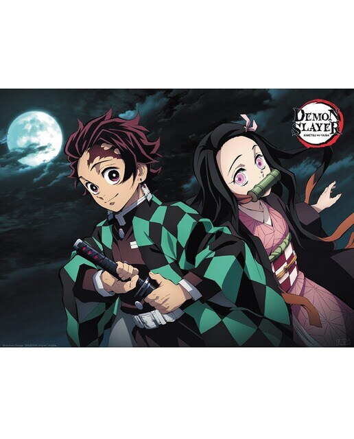 Conjunto de 2 Pósteres Demon Slayer 2