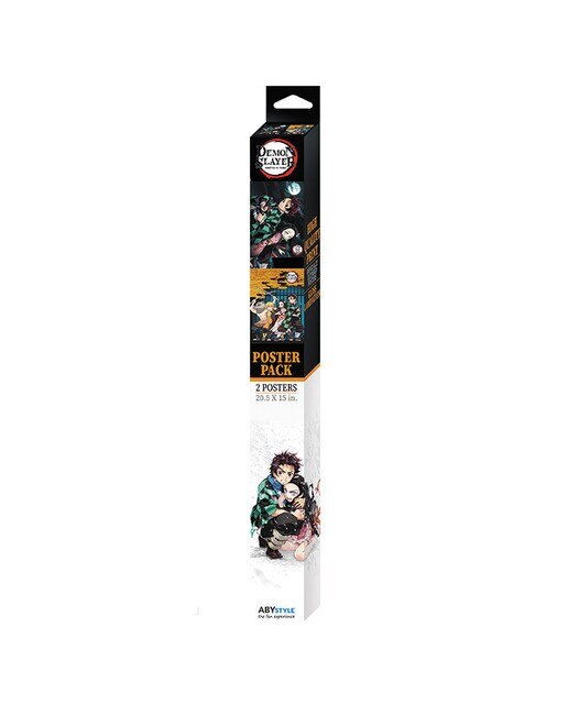 Conjunto de 2 Pósteres Demon Slayer 3