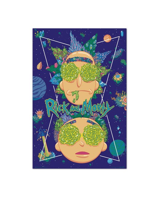Póster Rick&Morty High In The Sky 1