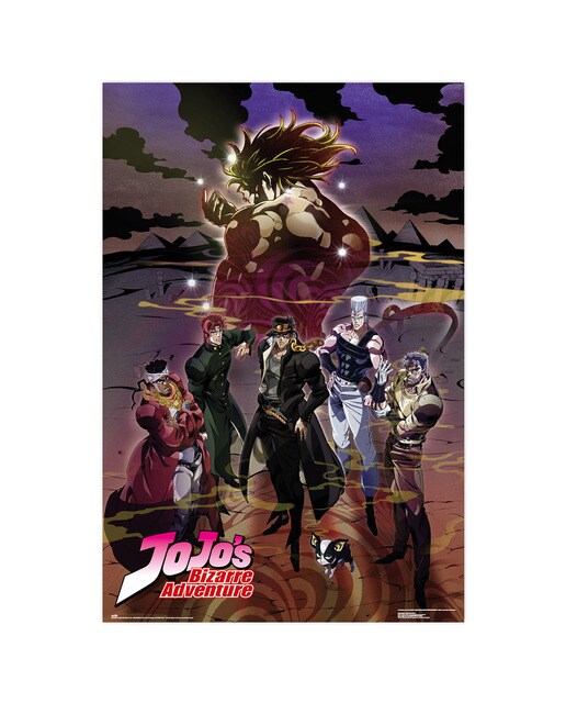 Póster Jojo's Bizarre Personagens 1