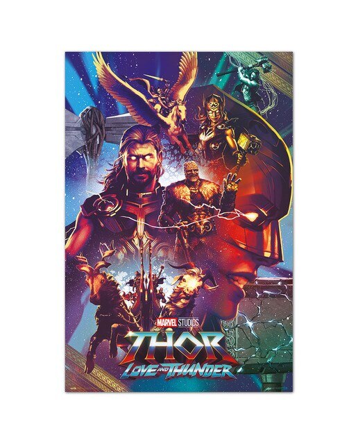 Póster Marvel Thor Personajes 1