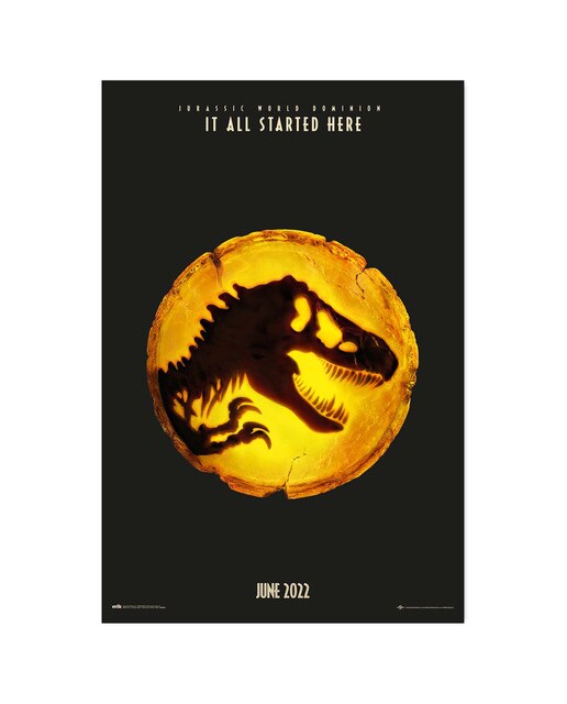 Póster Jurassic Park Jurassic World Logo 1
