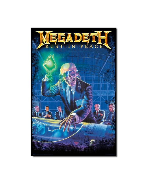 Poster Megadeath Rust in Peace Capa 1