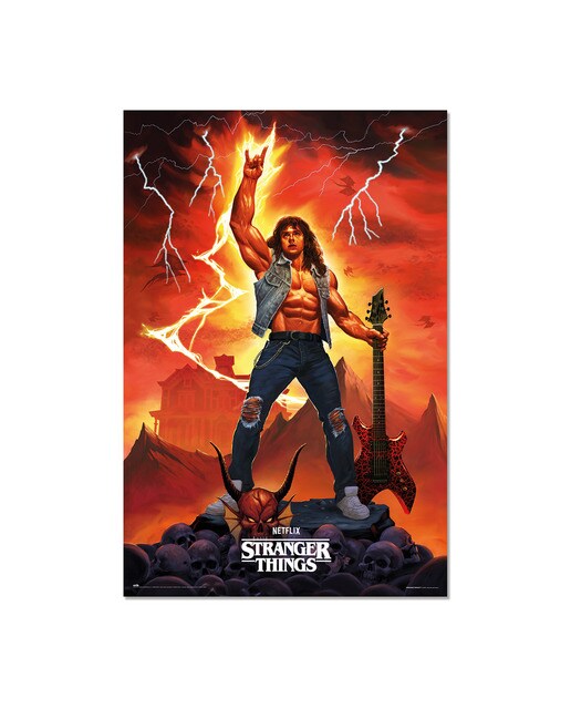 Poster Stranger Things Temporada 4 Eddie 1