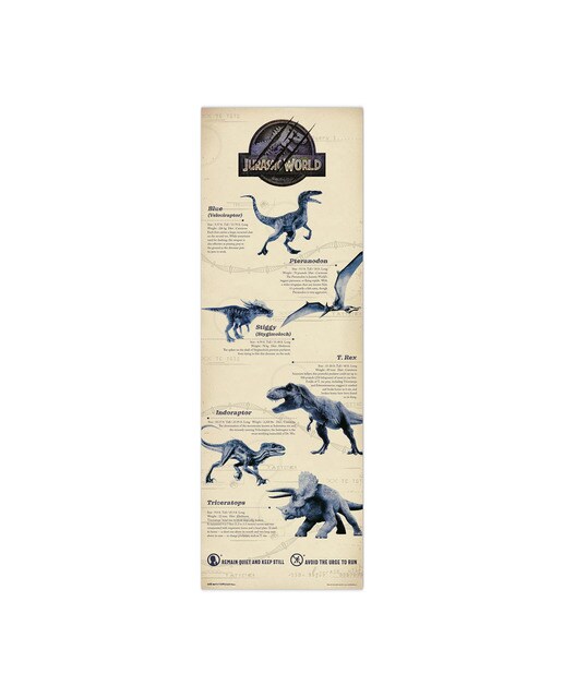 Poster Porta Jurassic World Jurassic World 1