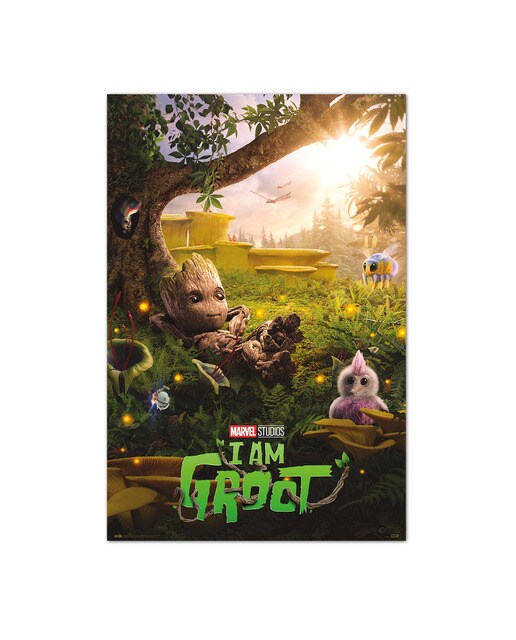 Cartaz Groot Chill Time Guardiões da Galáxia: 2ª Parte Marvel 1
