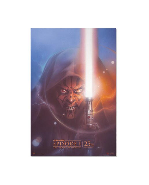 Poster Ameaça Fantasma 25º Aniversário da Guerra das Estrelas Episódio 1 Erik 1