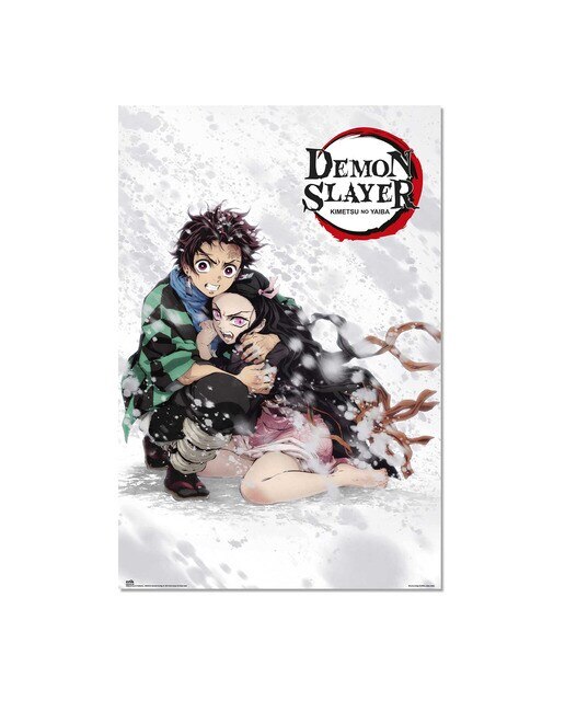 Poster Tanjiro e Nezuko Demon Slayer Erik 1