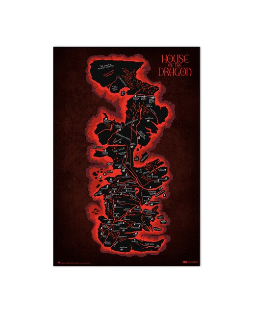 Poster House Dragon Oeste Game Of Thrones Erik 1