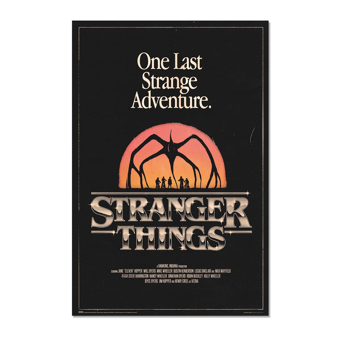 Grupo Erik - Póster Stranger Things Temporada 5 Erik.