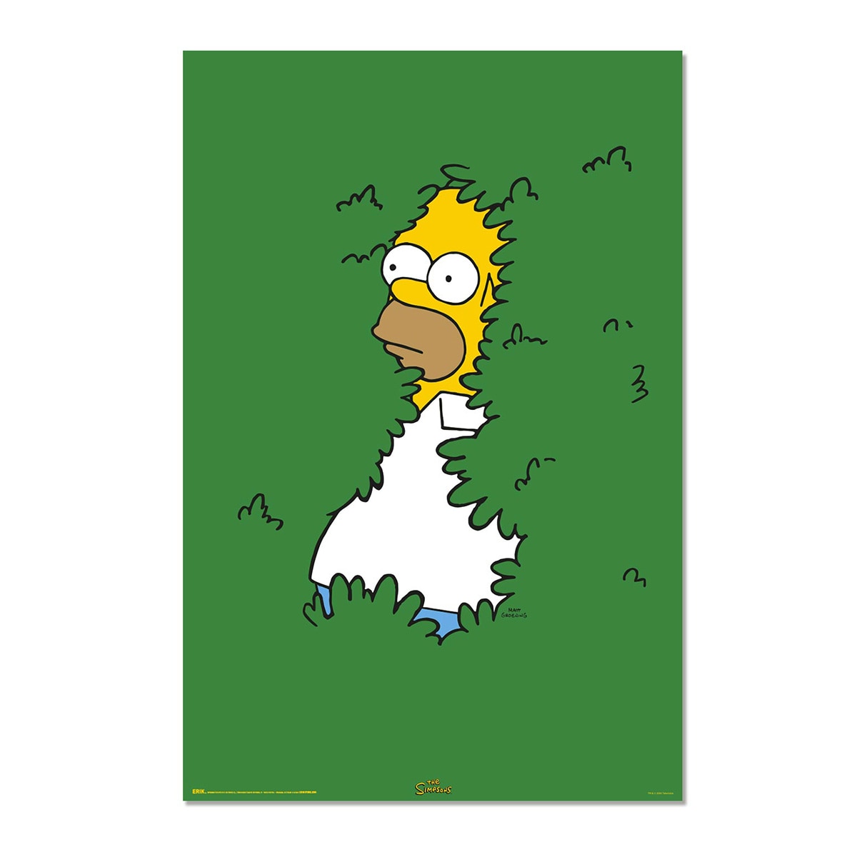 Imagem 0 de Poster Homer Arbusto Os Simpsons Erik