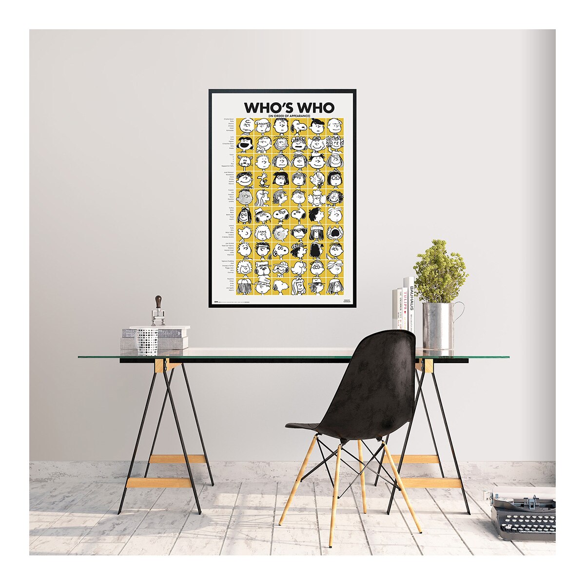 Poster Who S Who Snoopy Erik Amarelo-2