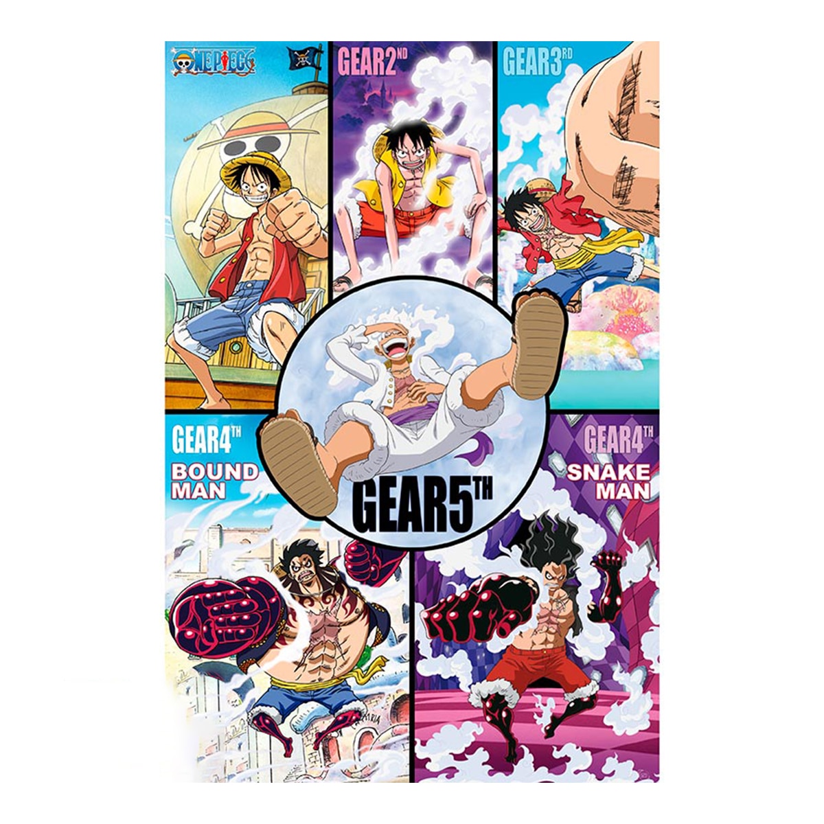 Erik - Póster Evoluciones Luffy One Piece Erik.